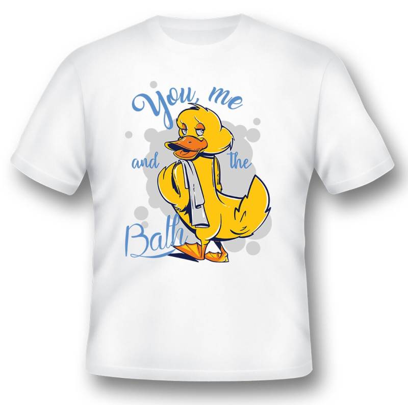 You, Me & The Bath T-Shirt 08162017 von RacerSupply