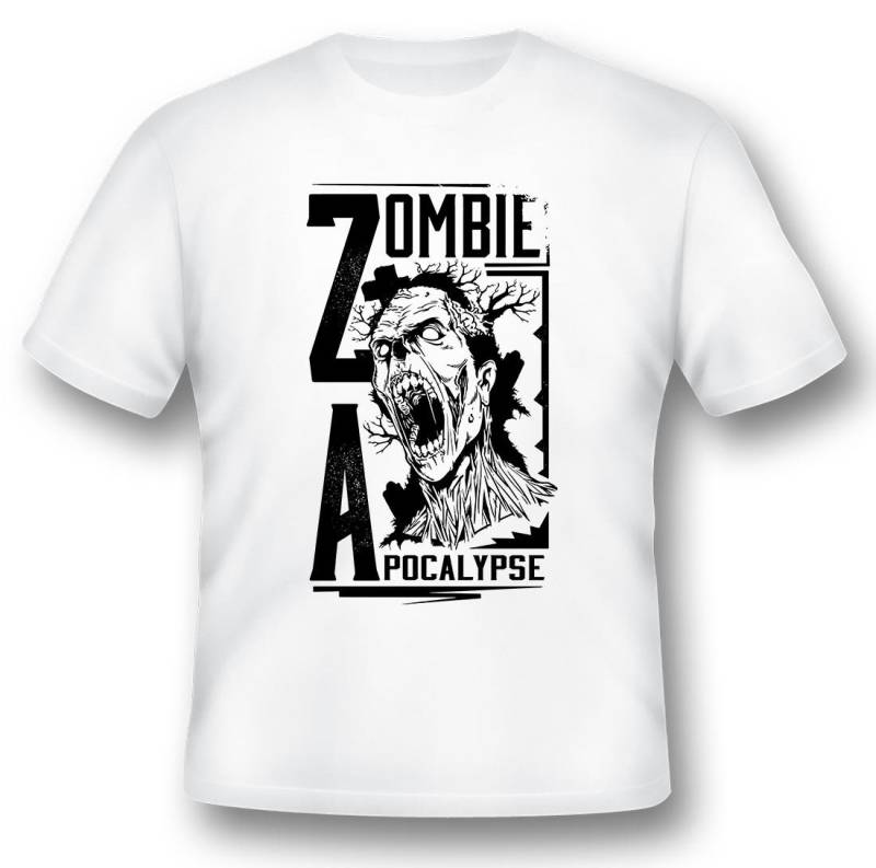 Zombie Apocalypse T Shirt Halloween von RacerSupply