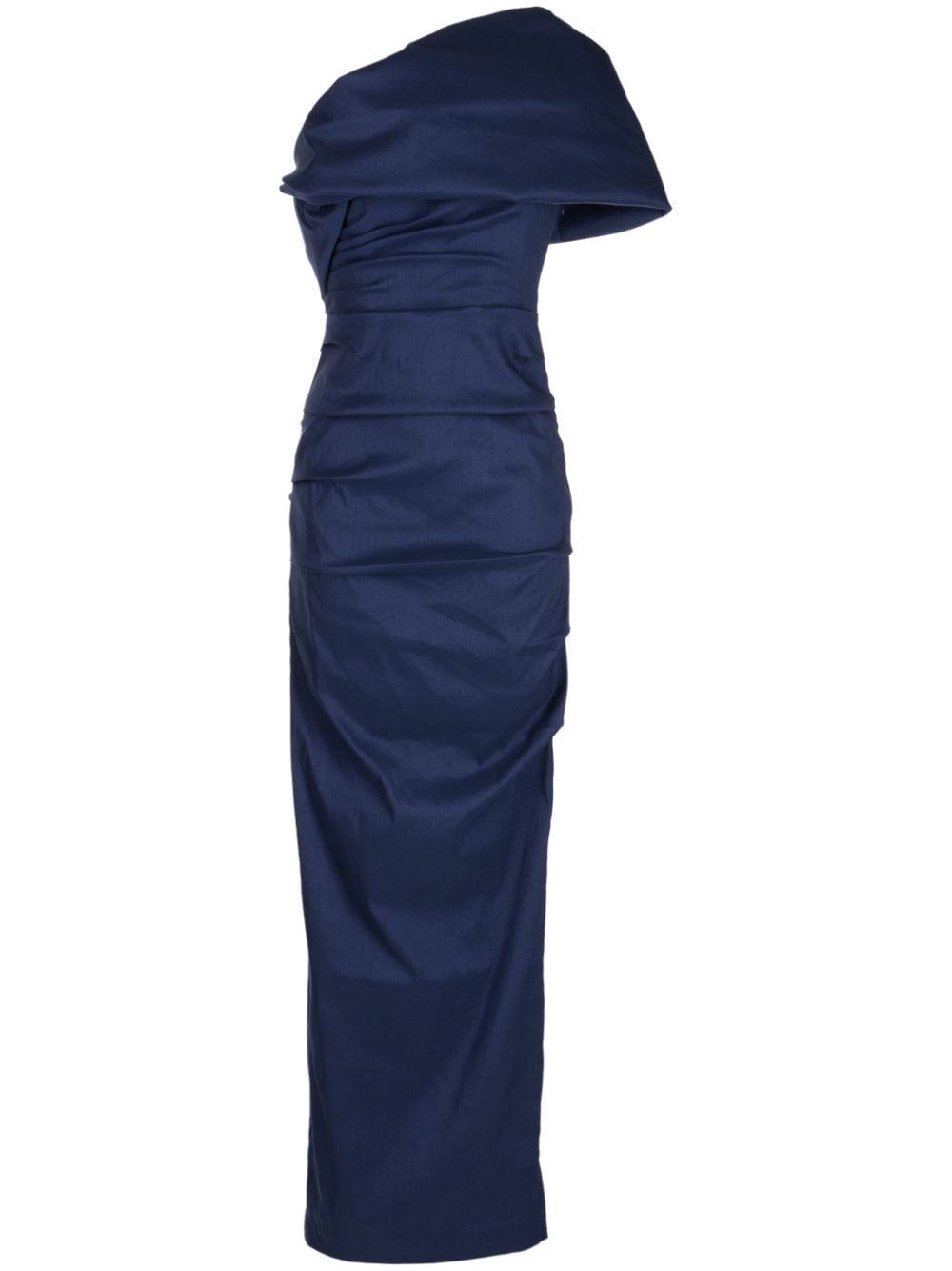 Rachel Gilbert Gerafftes Kat Maxikleid - Blau von Rachel Gilbert