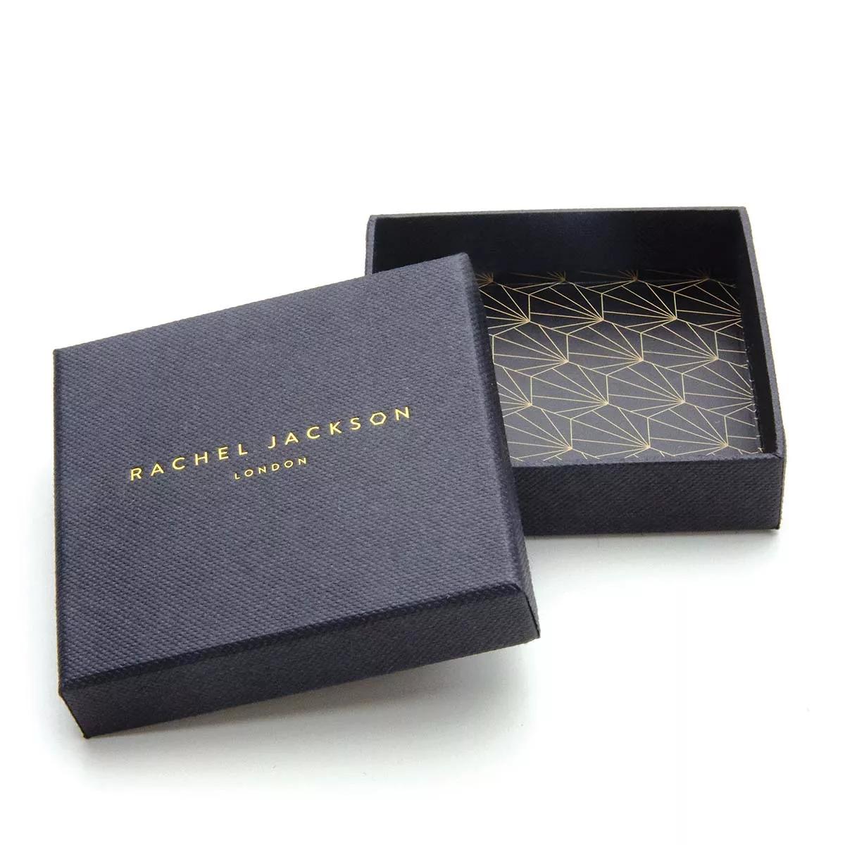Rachel Jackson London Armband - Hexagon Padlock Carabiner Bracelet - Gr. M - in Gold - für Damen von Rachel Jackson London
