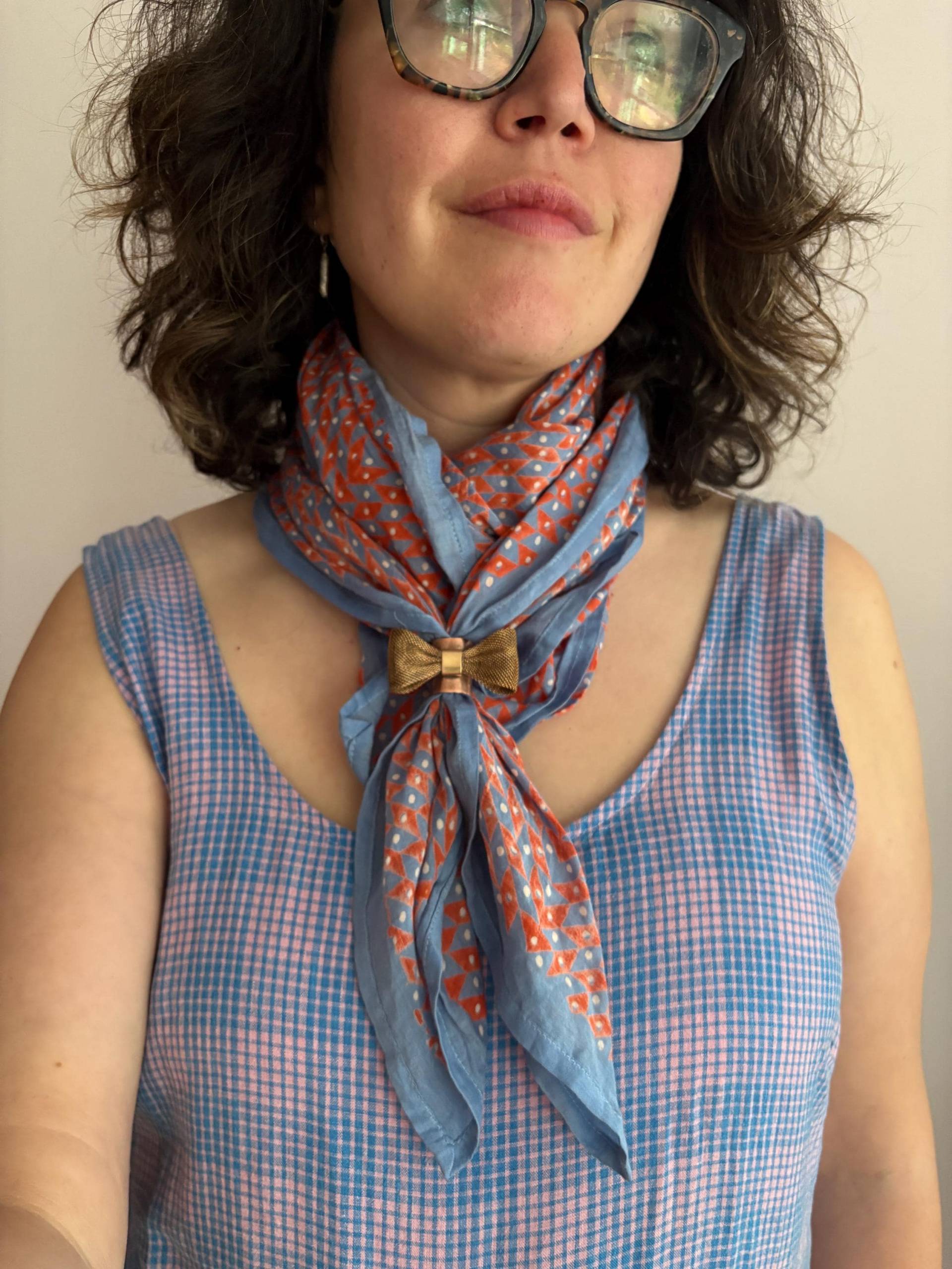 Handgefertigte Kupfer Und Messing Bogen Schal Halstuch Folie Handgefertigte Kupfer Und Messing Bogen Schal Halstuch Folie von RachelPfefferDesigns