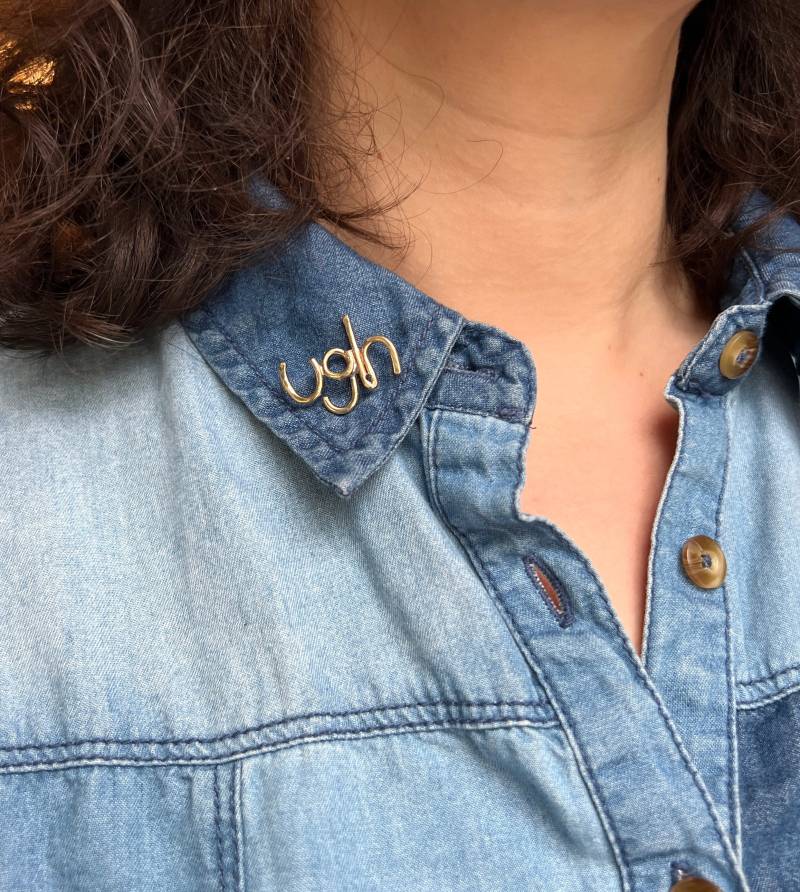 Handmade Ugh Tie Tack Revers Pin Brosche Vatertagsgeschenk von RachelPfefferDesigns