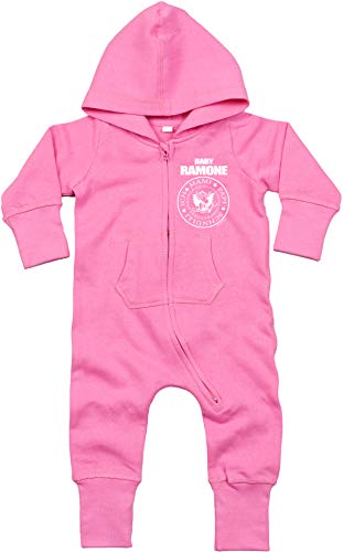 Racker-n-Roll Baby Ramone Baby All-in-one Sweatsuit pink von Racker-n-Roll