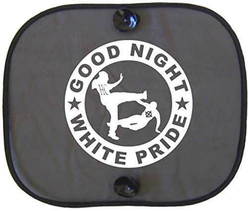 Racker-n-Roll GOOD NIGHT WHITE PRIDE Auto Sonnenschutz für Kinder von Racker-n-Roll