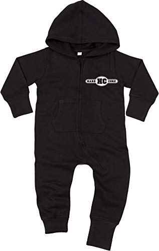 Racker-n-Roll Hardcore Music Baby All-in-one Sweatsuit Black von Racker-n-Roll
