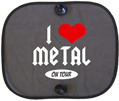 Racker-n-Roll I LOVE METAL ON TOUR Auto Sonnenschutz für Kinder von Racker-n-Roll