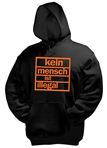 Racker-n-Roll KEIN Mensch IST ILLEGAL Kapuzenpullover Kapu von Racker-n-Roll