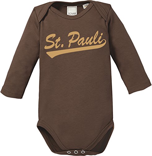 Racker-n-Roll ST. Pauli Creme Print Langarm Baby Body von Racker-n-Roll