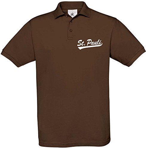 Racker-n-Roll ST. Pauli Poloshirt Herren Brustdruck von Racker-n-Roll