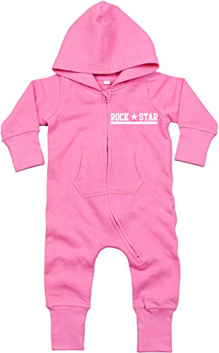 Rock Star Baby All-in-one Sweatsuit pink von Racker-n-Roll