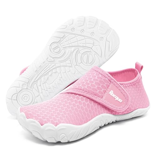 Racqua Kinder MäDchen Jungen Rosa 33 EU Wasserschuhe Schwimmen Surfen Bootfahren Pool Leichte Slipfree Nasse Schuhe von Racqua