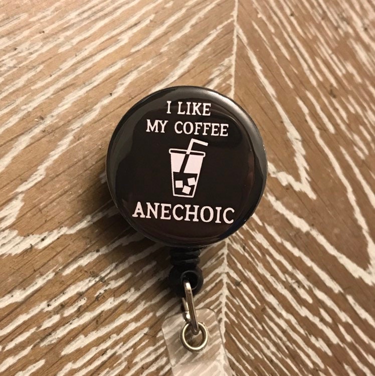 Iced I Like My Coffee Anechoic Badge Reel, Iced Kaffeetasse, Ultraschall Humor, Sonographie, Geschenk Iced I Like My Coffee Anechoic Badge Reel, Iced Kaffeetasse, Ultraschall Humor, Sonographie, Geschenk von RadFlair