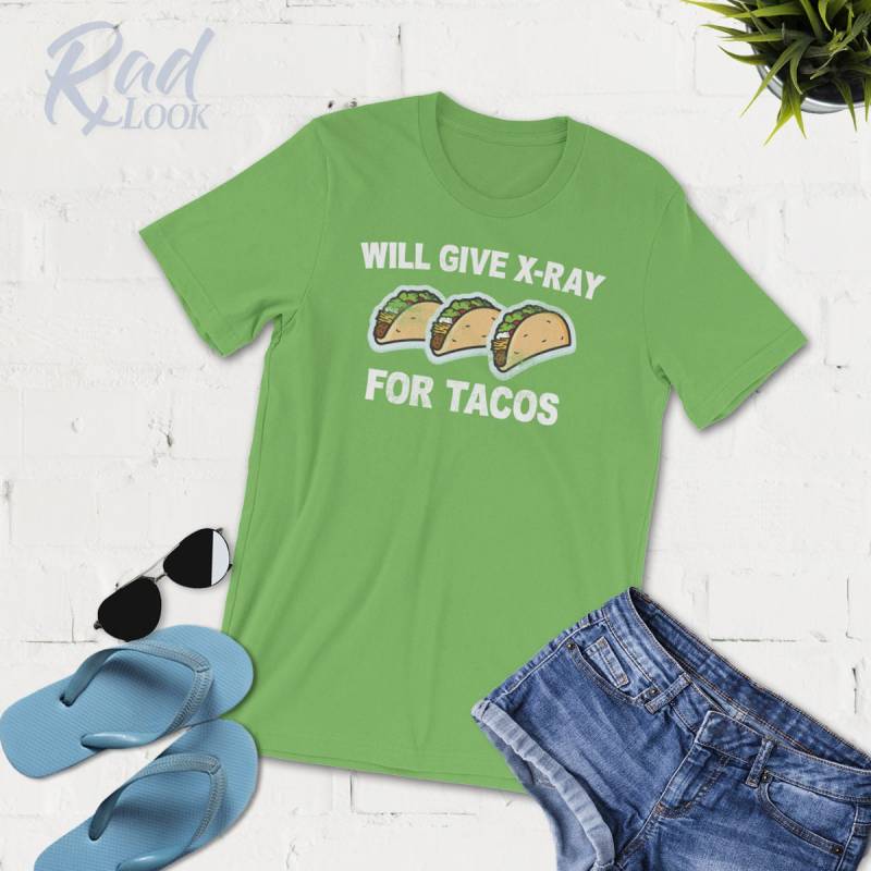 Will Geben Röntgen Für Tacos - Radiologie Tech Tshirt Röntgen-student Röntgen-Tech Lustige Geschenke Geschenk Will Geben Röntgen Für Tacos - Radiologie Tech Tshirt Röntgen-student Röntgen-Tech Lustige Geschenke Geschenk von RadLook