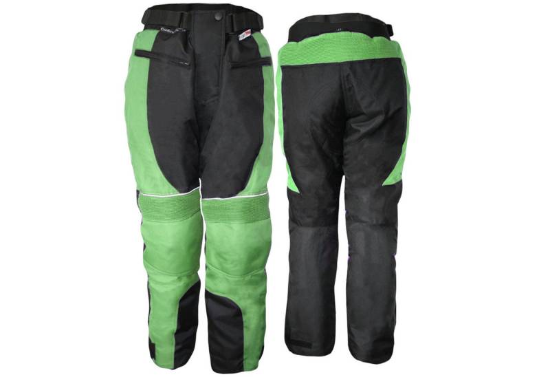 German Wear Motorradhose GW321T Green Damen Motorradhose Kombigeeignet Textil GRÜN von German Wear