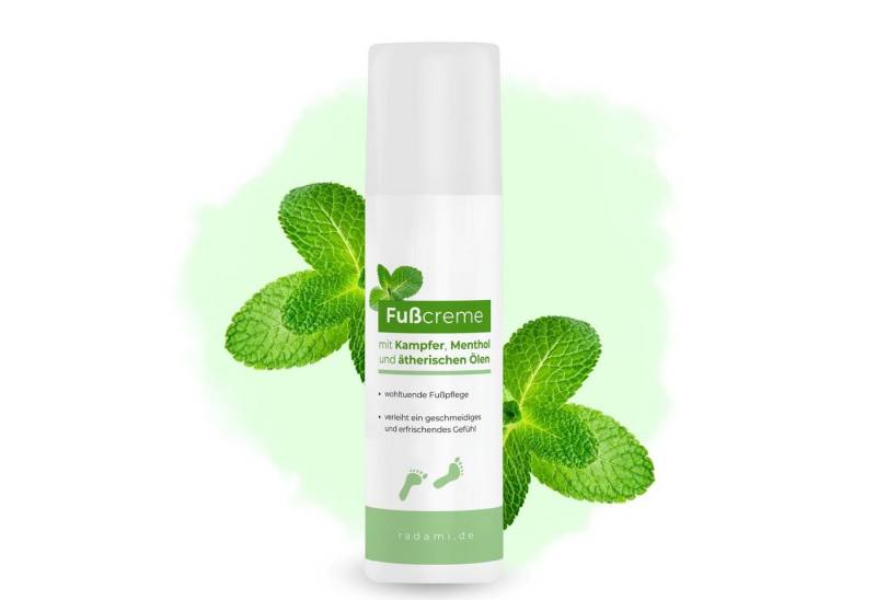 Radami Fußcreme Fußcreme Fußpflege Creme mit ätherischen Ölen 150ml von Radami