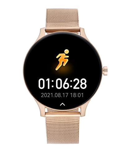 Radiant - San Diego Kollektion - Smartwatch, Smartwatch mit Pulsmesser, Blutdruckmessgerät, Schlafmonitor und Digital-Aktivitätsarmbandfunktion. Für Männer und Frauen. Kompatibel mit Android iOS. von Radiant