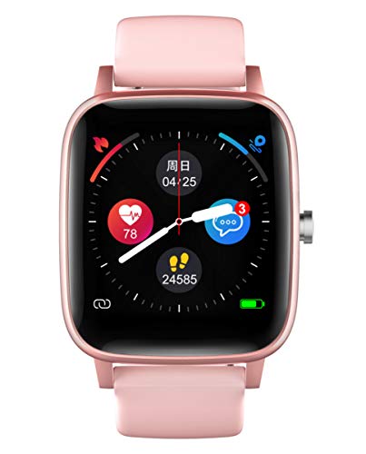 Radiant - Queensboro-Kollektion - Smartwatch, Smartwatch mit Pulsmesser, Blutdruckmessgerät, Schlafmonitor und Digital-Aktivitätsarmbandfunktion. Für Männer und Frauen. Kompatibel mit Android iOS. von Radiant