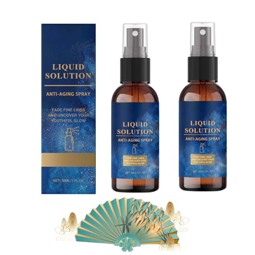 Bio-Hyaluronsäure-Serum,Gesichtsbehandlung mit Soforteffekt,Strafft Die Haut, Glättet Feine Linien,Spendet Feuchtigkeit,Geeignet für Männer und Frauen (60ml, 2pc) von RadiantRe