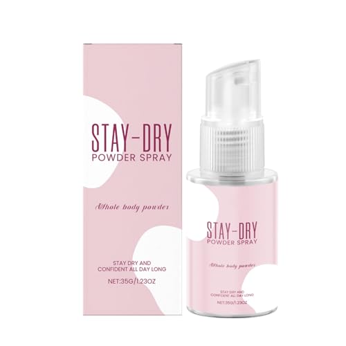 Body Dusting Powder Spray for Women, Fresh & Comfortable Talc-Free Deodorant | Against Inner Thigh Chafing & Foot Irritation | Vegan, 24h Freshness, for Sensitive Skin (1) von RadiantRe