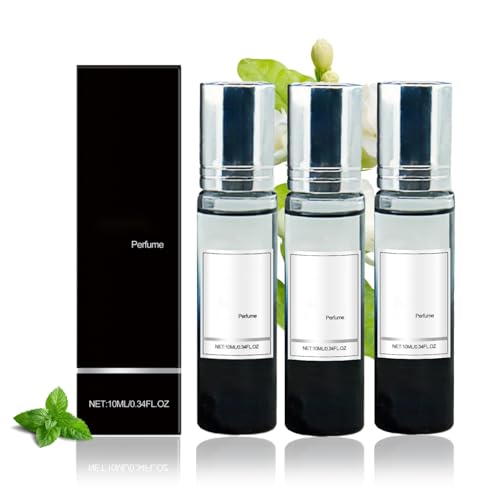 ECDF Alpha Parfüm Herren, Roll On Pheromone Parfum Herren, Alpha Pheromon-Elixier Roller for Men, Langlebiges Parfüm, erfrischen Körper (10ml, 3pc) von RadiantRe