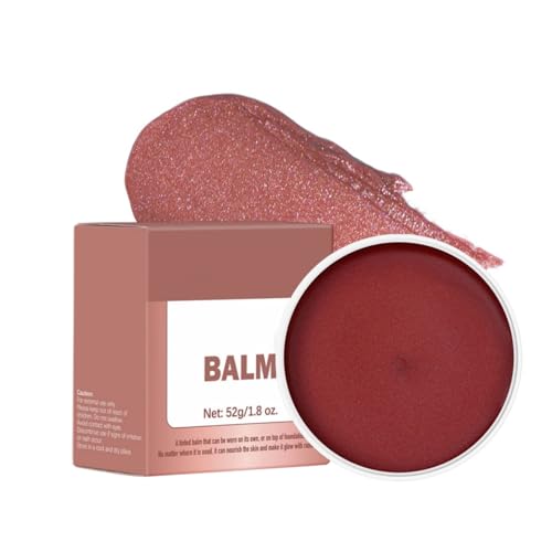 Multi Glow Balm for Face,Glow Balm Tinted Face Creamy Blush for Women Cheek Lip Eye,Hydrating Lightweight & Blendable Color Balms,Shimmer Blusher Facial Makeup for All Skin Types (#2) von RadiantRe