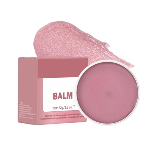 Multi Glow Balm for Face,Glow Balm Tinted Face Creamy Blush for Women Cheek Lip Eye,Hydrating Lightweight & Blendable Color Balms,Shimmer Blusher Facial Makeup for All Skin Types (#4) von RadiantRe