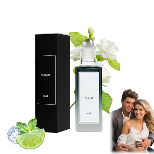 Pheromone Parfum Herren, Roll on Pheromon Parfum, ECDF Alpha Parfüm Herren, Alpha Pheromon-Elixier Parfüm mit Lang anhaltender Duft, Mini Perfume Roller for Man (10ml, 1pc) von RadiantRe