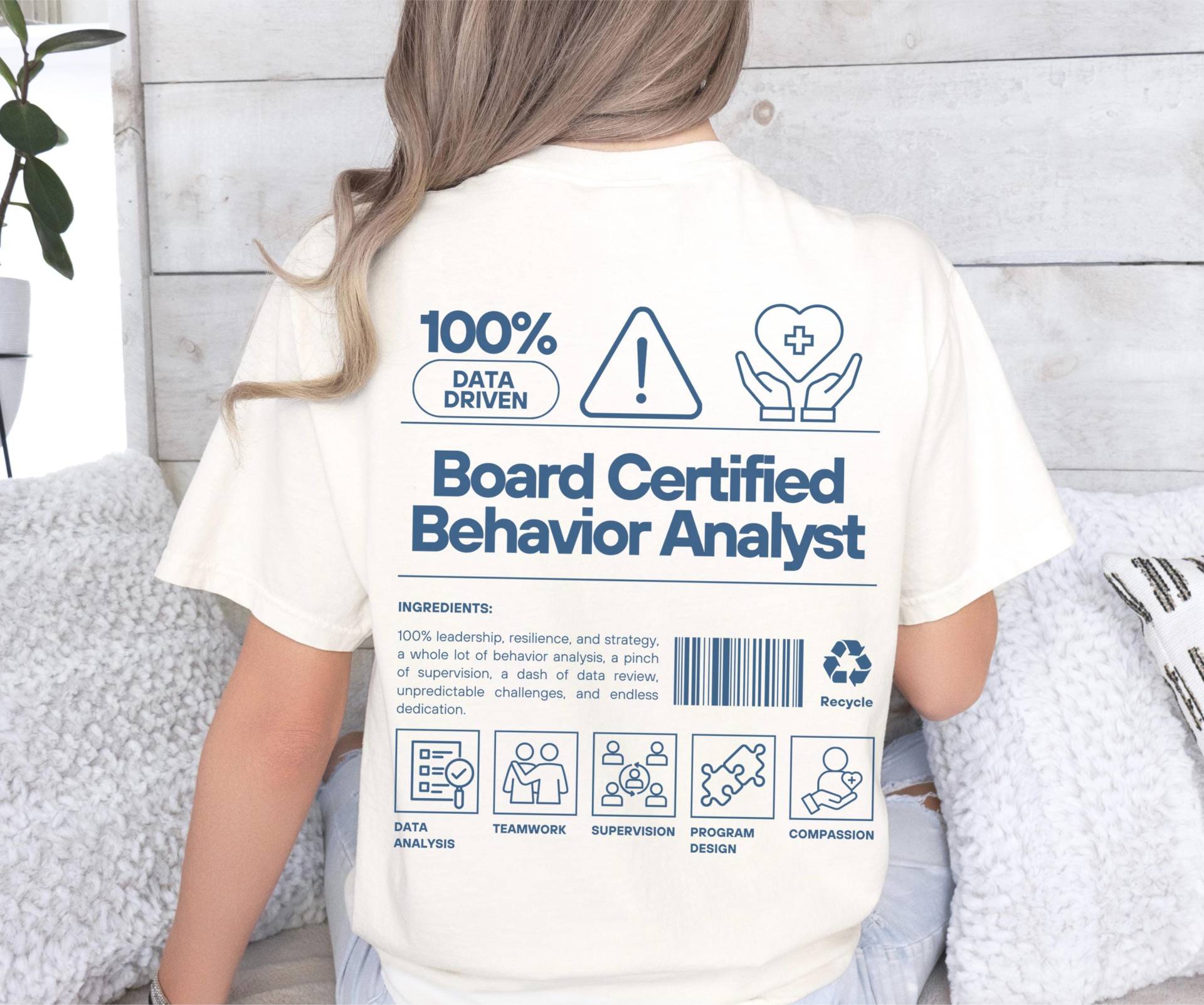 Board Zertifiziertes Verhaltensanalytiker Shirt, Bcba Autismus Bewusstsein T-Shirt, Geschenk Für Bcba Gruppe Rbt Aba Sped Lehrer Shirt Neurovielfalt von RadientSelfPrints