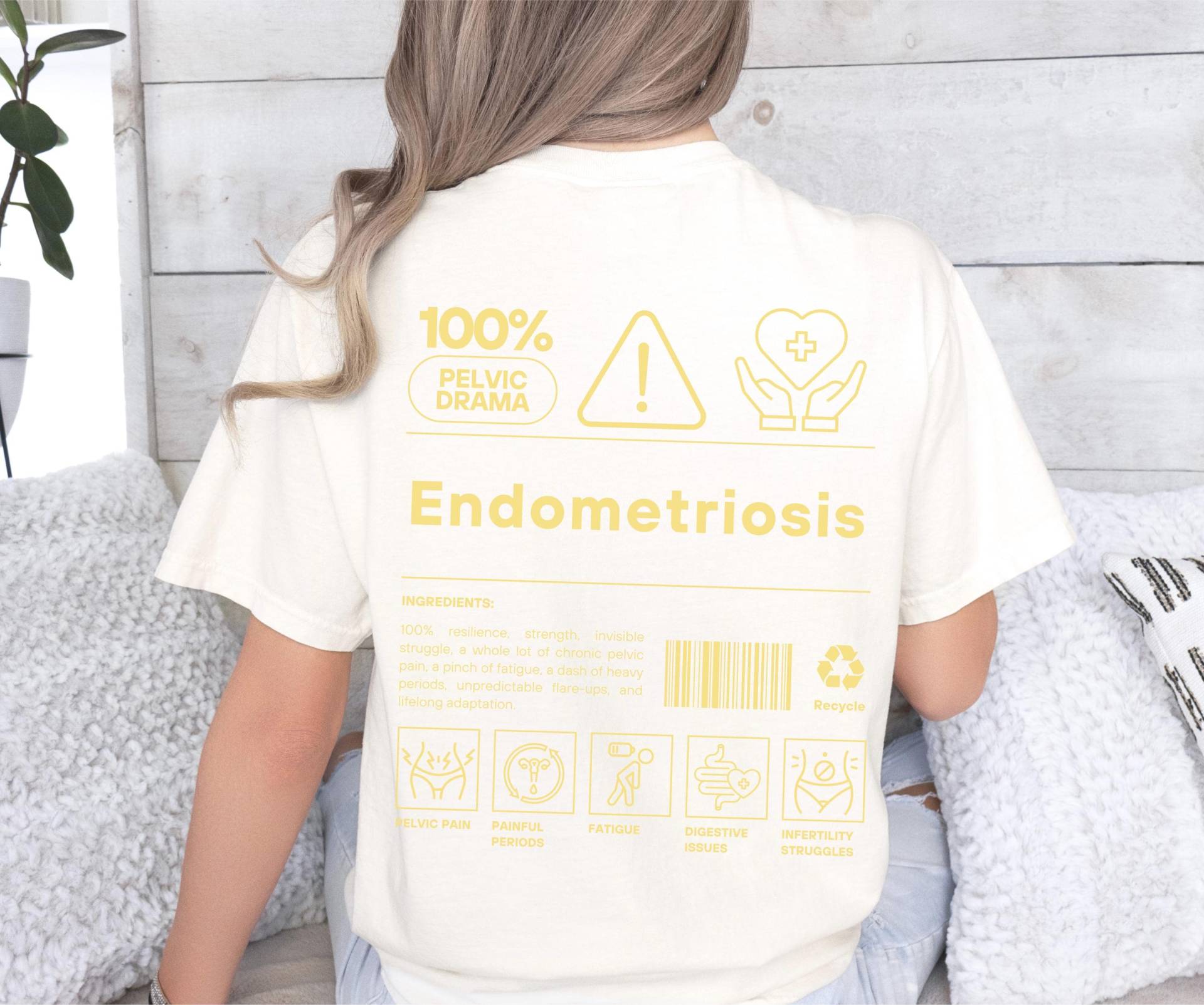 Endometriose-Bewusstseins-T-Shirt, Gefäß-Endometriose-Bewusstseins-T-Shirt Endometriose-Bewusstseins-T-Shirt, Gefäß-Endometriose-Bewusstseins-T-Shirt von RadientSelfPrints