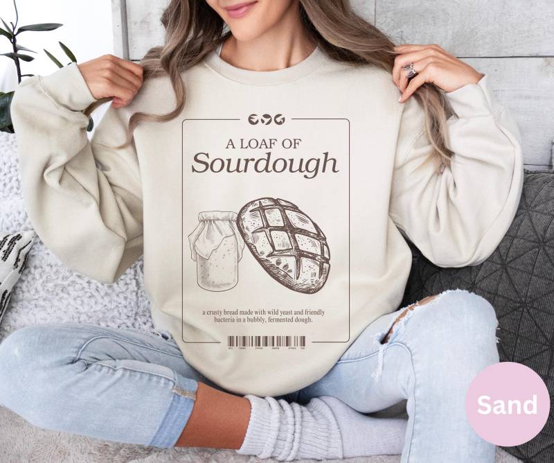 Sauerteig Sweatshirt, Lustiges Brot Backen Shirt in Meiner Ära Starter Machen Geschenk Bäcker Für Mama von RadientSelfPrints