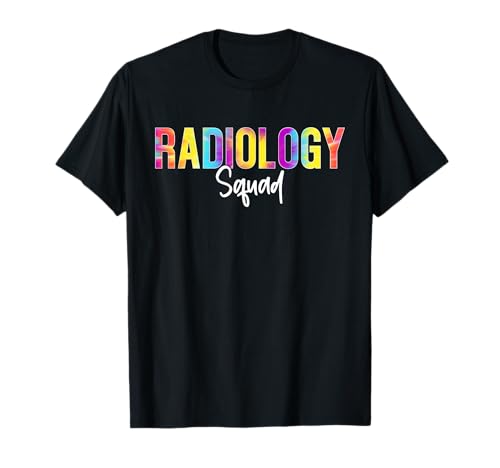 Radiology Squad Tie Dye Radiography Rad Tech für Damen und Herren T-Shirt von Radiology Squad Radiology Department Xray Tech