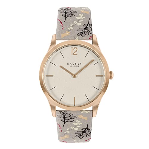 RADLEY Damen Analog Quarz Uhr mit Leder Armband RY21424A von Radley