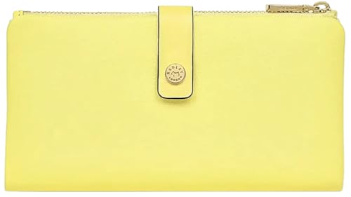 RADLEY LARKSWOOD 2.0 Bifold Geldbörse Pannacotta Hellgelb Leder Geldbörse mit Kartenfächern von Radley