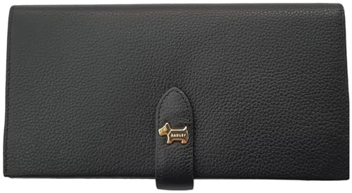 RADLEY London Arlington Court Große Leder Flapover Matinee Geldbörse in Schwarz, Schwarz , L, Klassisch von Radley