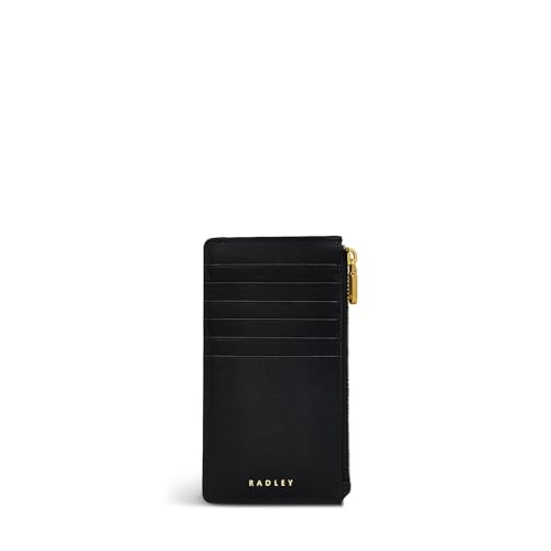 RADLEY London Arnold Row Damen Leder Medium Ziptop Münzbörse, Schwarz von Radley