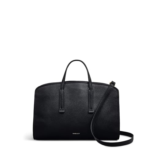 RADLEY London Arragon Row Damen-Ledertasche, mittelgroß, mit umlaufendem Reißverschluss, Schwarz von Radley