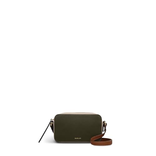 RADLEY London Beech Row - Colourblock Damen Leder Mini Zip Around Crossbody, Kiefernnadel, S von Radley