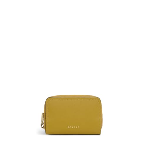 RADLEY London Beech Row Damen Leder Kleine Geldbörse mit umlaufendem Reißverschluss, ocker von Radley