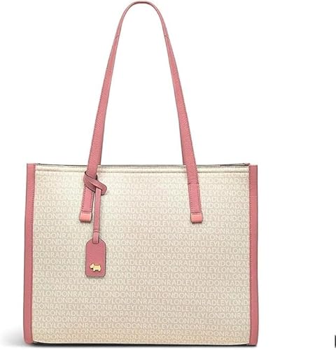 RADLEY London Damen Einkaufstasche mit Chartwell Signatur-Logo, groß, mit Reißverschluss, in Hafermilchcreme von Radley