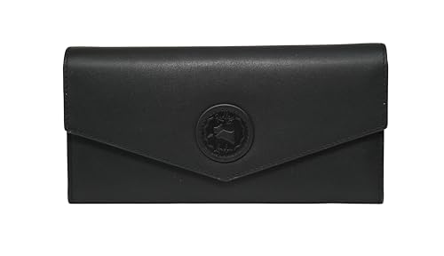 RADLEY London Damen Letters Large Flapover Matinee Geldbörse Glattleder in Schwarz von Radley