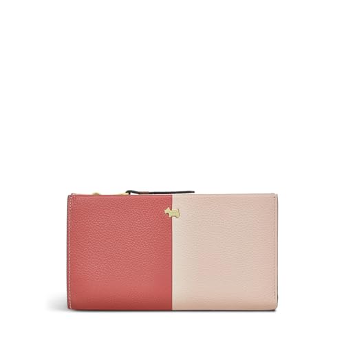 RADLEY London Damen Muswell Lane Colourblock Leder Große Matinee-Geldbörse in Pink und Braun, rose, L, Klassisch von Radley