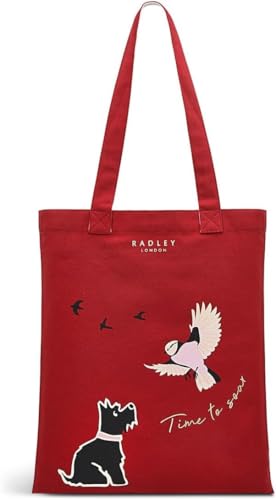 RADLEY London Damen-Schultertasche Time to Soar – Responsible – mittelgroß, Segeltuch, Rot RADLEY London Damen-Schultertasche Time to Soar – Responsible – mittelgroß, Segeltuch, Rot von Radley