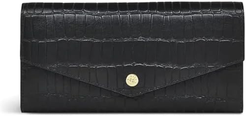 RADLEY London Eltham Mews Damen-Geldbörse aus Krokodillederimitat, Schwarz von Radley