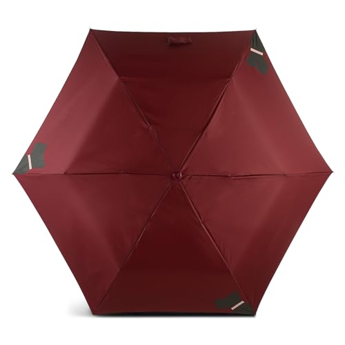 RADLEY London – Face to Face Superlite Responsible Faltbarer Regenschirm (Merlot) von Radley
