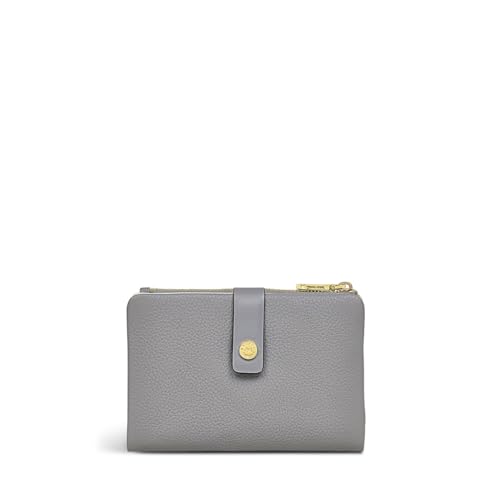 RADLEY London Larkswood Damen-Geldbörse, Leder, mittelgroß, Grau, grau, M, Modern von Radley