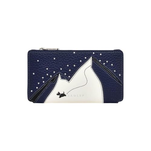 RADLEY London Mountain Wanderers Small Bifold Card Wallet in Dark Blue von Radley