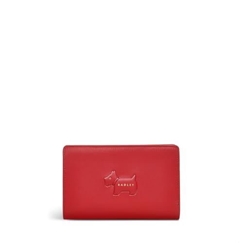 RADLEY London – Puffy Medium Bifold Wallet, Rot/Ausflug, einfarbig (Getaway Solids), Minimalistisch von Radley