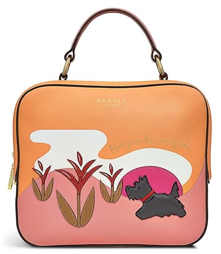 RADLEY London Spring Street Umhängetasche mit Reißverschluss, klein, Apricot, Orange, 18.5cm von Radley