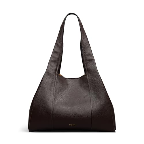 RADLEY London Stanhope Square Damen Leder Large Ziptop Shoulder Dark Oak, dunkle eiche, Large von Radley
