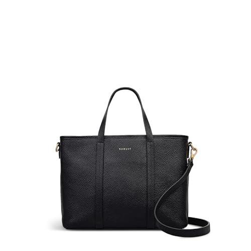 RADLEY London Templeton Place Damen-Ledertasche, klein, mit Reißverschluss oben, Schwarz , S von Radley